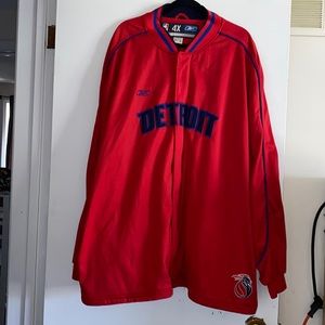 Detroit Pistons Reebok Jacket 4XL